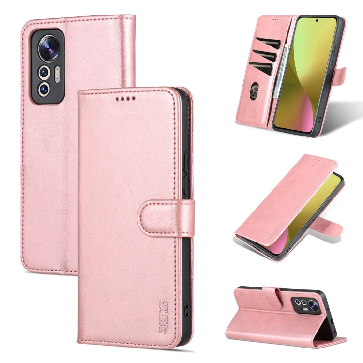 AZNS Skin Feel Calf Texture Flip Leather Phone Case, For Xiaomi 12 Lite