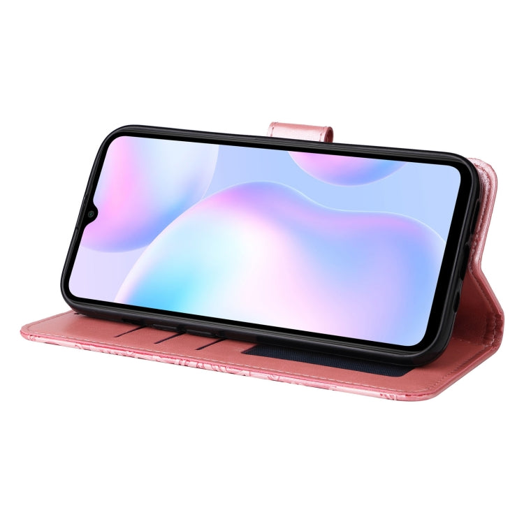 Embossed Sunflower Leather Phone Case, For Xiaomi Redmi 9A, For Xiaomi Redmi 9C / 10A, For Xiaomi Redmi 10C 4G, For Xiaomi Redmi K40 / K40 Pro / Xiaomi Poco F1
