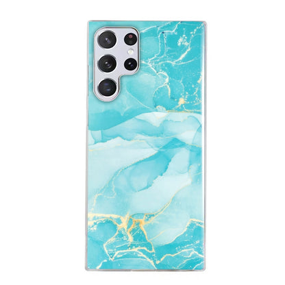 IMD Marble Pattern TPU Phone Case, For Samsung Galaxy S22+ 5G, For Samsung Galaxy S22 Ultra 5G, For Samsung Galaxy S21 5G, For Samsung Galaxy S21+ 5G