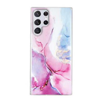 IMD Marble Pattern TPU Phone Case, For Samsung Galaxy S22+ 5G, For Samsung Galaxy S22 Ultra 5G, For Samsung Galaxy S21 5G, For Samsung Galaxy S21+ 5G