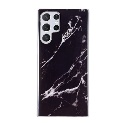 IMD Marble Pattern TPU Phone Case, For Samsung Galaxy S22+ 5G, For Samsung Galaxy S22 Ultra 5G, For Samsung Galaxy S21 5G, For Samsung Galaxy S21+ 5G