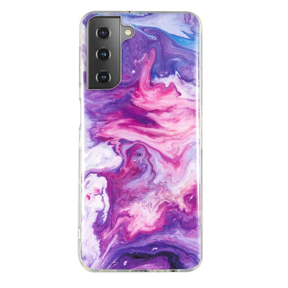 IMD Marble Pattern TPU Phone Case, For Samsung Galaxy S22+ 5G, For Samsung Galaxy S22 Ultra 5G, For Samsung Galaxy S21 5G, For Samsung Galaxy S21+ 5G