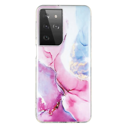 IMD Marble Pattern TPU Phone Case, For Samsung Galaxy S21 Ultra 5G, For Samsung Galaxy S21 FE 5G, For Samsung Galaxy S20 5G, For Samsung Galaxy S20+ 5G