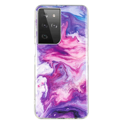 IMD Marble Pattern TPU Phone Case, For Samsung Galaxy S21 Ultra 5G, For Samsung Galaxy S21 FE 5G, For Samsung Galaxy S20 5G, For Samsung Galaxy S20+ 5G