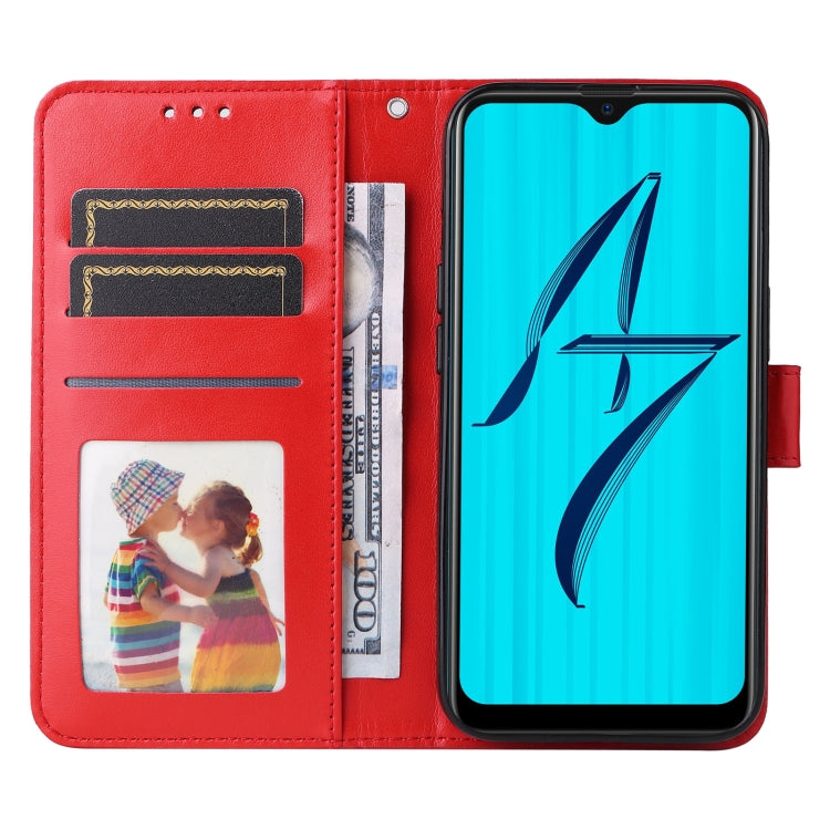 Embossed Sunflower Leather Phone Case, For OPPO A7 / A5s, For OPPO A9 / A5 2020, For OPPO A15 / A16K / A16e, For OPPO A52 / A72 / A92
