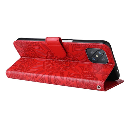 Embossed Sunflower Leather Phone Case, For OPPO A92s / Reno4 Z / A53 5G, For OPPO A74 5G / A54 5G, For OPPO A94 4G / F19 Pro / Reno5 F, For OPPO A94 5G / A95 5G / F19 Pro+