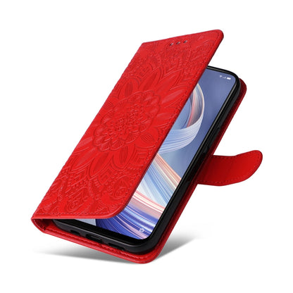 Embossed Sunflower Leather Phone Case, For OPPO A92s / Reno4 Z / A53 5G, For OPPO A74 5G / A54 5G, For OPPO A94 4G / F19 Pro / Reno5 F, For OPPO A94 5G / A95 5G / F19 Pro+