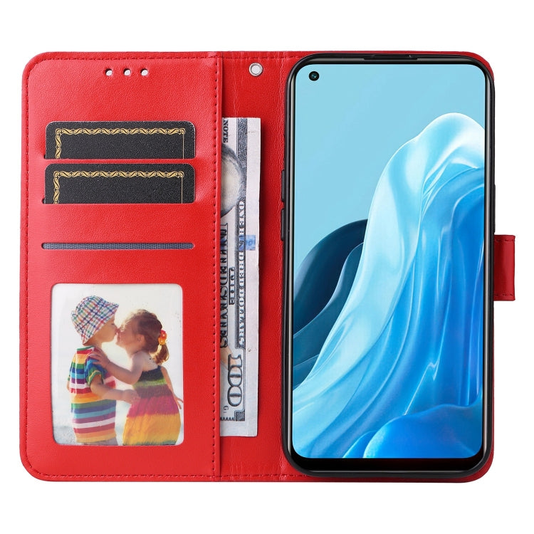 Embossed Sunflower Leather Phone Case, For OPPO Find X5 Lite / Reno7 5G Global, For OPPO Find X5, For OPPO Find X5 Pro, For OPPO Realme 8 4G / 8 Pro
