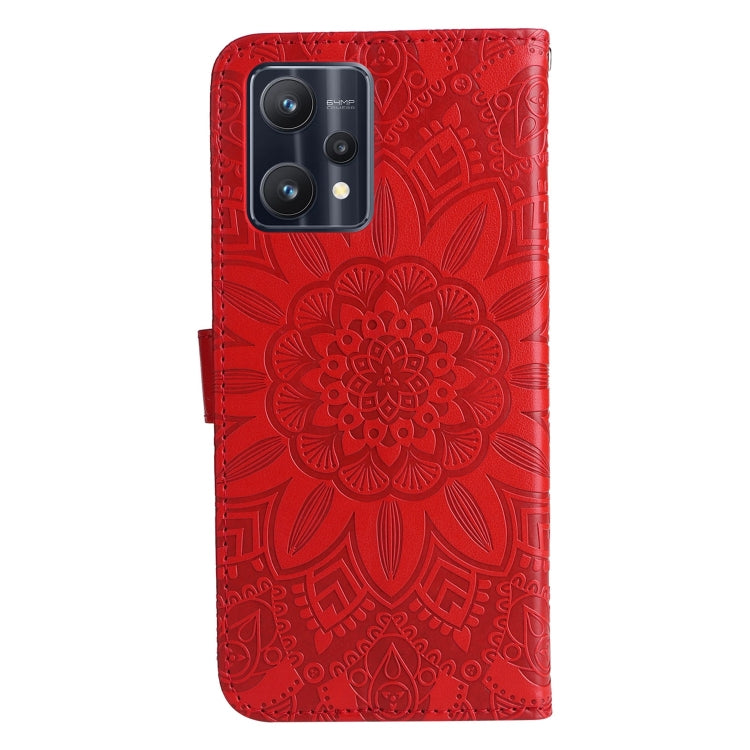 Embossed Sunflower Leather Phone Case, For OPPO Realme 8i / Narzo 50 4G, For OPPO Realme 9 Pro / 9 5G, For OPPO Realme C11 2021 / C20, For OPPO Realme C15 / C12 / C25