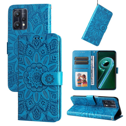 Embossed Sunflower Leather Phone Case, For OPPO Realme 8i / Narzo 50 4G, For OPPO Realme 9 Pro / 9 5G, For OPPO Realme C11 2021 / C20, For OPPO Realme C15 / C12 / C25