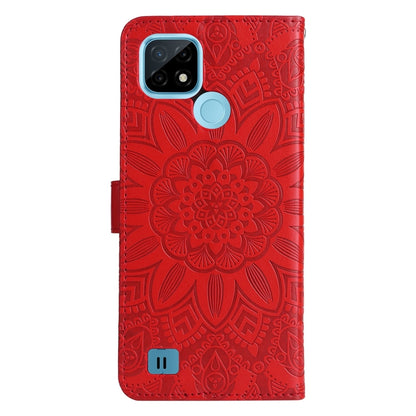 Embossed Sunflower Leather Phone Case, For OPPO Realme C21 / C21Y, For OPPO Realme C31, For OPPO Realme C35 4G / Narzo 50A Prime, For OPPO Realme GT Neo2