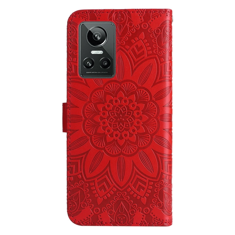 Embossed Sunflower Leather Phone Case, For OPPO Realme GT Neo3, For OPPO Realme 9i / A36 4G / A76 4G, For OPPO Reno7 4G / F21 Pro, For OPPO Reno7 Pro 5G