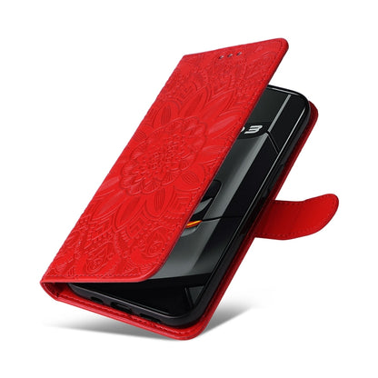 Embossed Sunflower Leather Phone Case, For OPPO Realme GT Neo3, For OPPO Realme 9i / A36 4G / A76 4G, For OPPO Reno7 4G / F21 Pro, For OPPO Reno7 Pro 5G