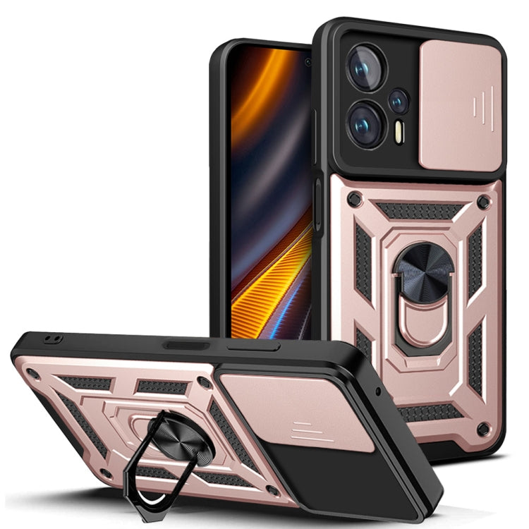 Sliding Camera Design TPU + PC Phone Case, For Xiaomi Poco X4 GT, For Xiaomi 12 Lite