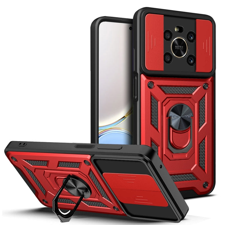 Sliding Camera Design TPU + PC Phone Case, For Honor X8, For Honor X9 5G/X9 4G, For OPPO A77/A57