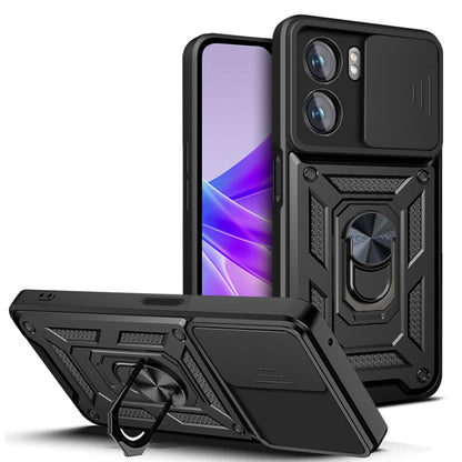 Sliding Camera Design TPU + PC Phone Case, For Honor X8, For Honor X9 5G/X9 4G, For OPPO A77/A57
