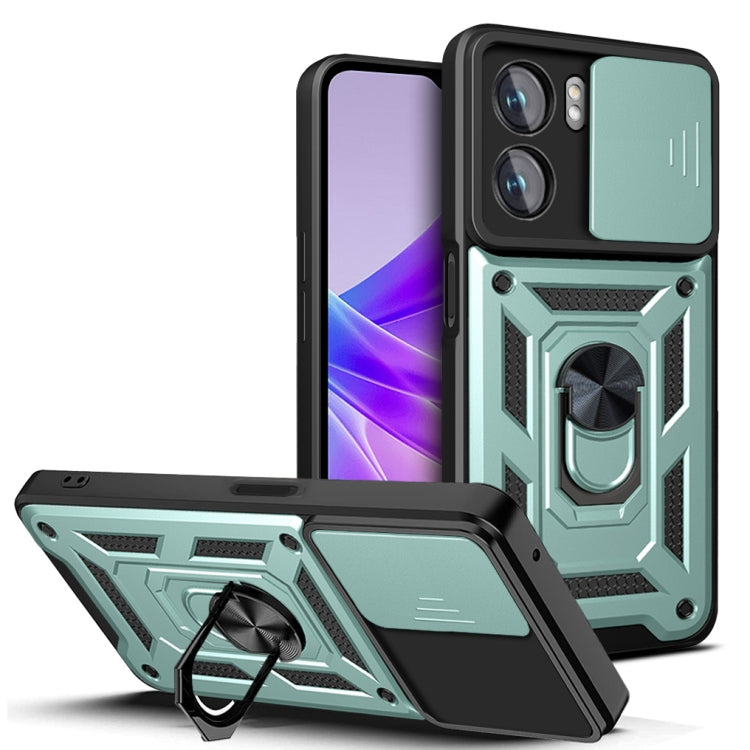 Sliding Camera Design TPU + PC Phone Case, For Honor X8, For Honor X9 5G/X9 4G, For OPPO A77/A57
