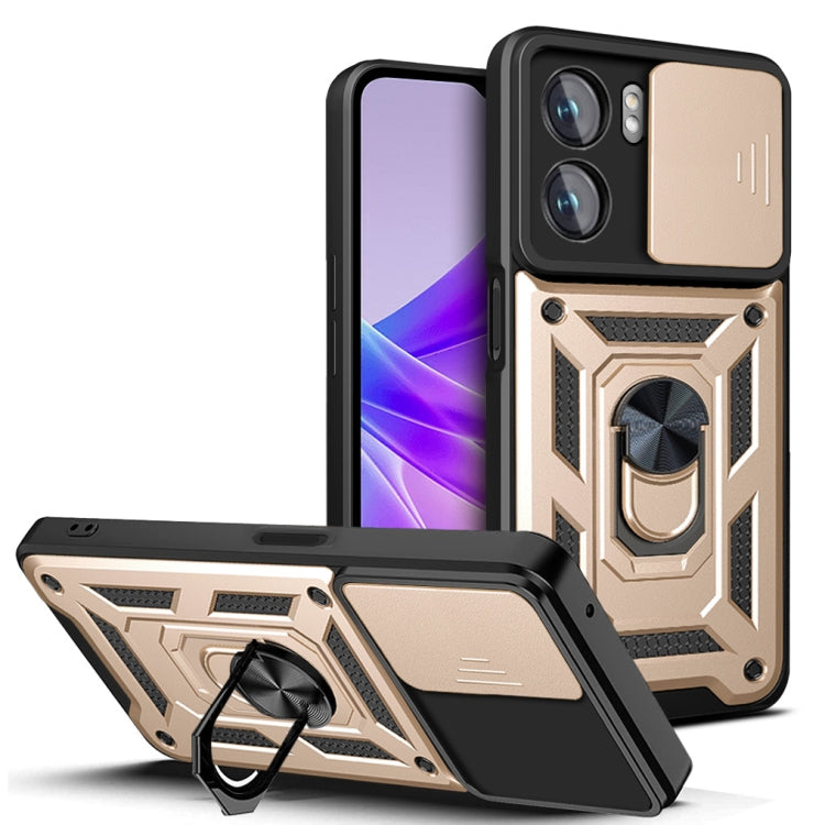 Sliding Camera Design TPU + PC Phone Case, For Honor X8, For Honor X9 5G/X9 4G, For OPPO A77/A57