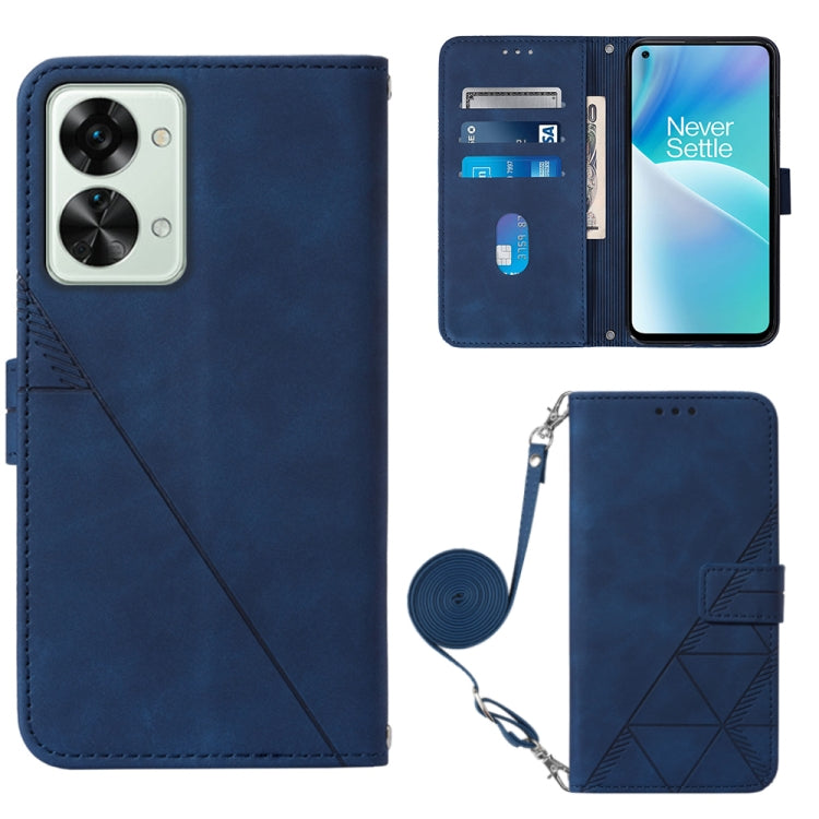 Crossbody 3D Embossed Flip Leather Phone Case, For OPPO Reno8, For OPPO Reno8 Pro, For OPPO Reno8 Pro+, For OnePlus Nord 2T