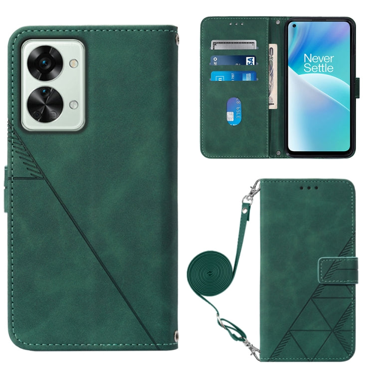 Crossbody 3D Embossed Flip Leather Phone Case, For OPPO Reno8, For OPPO Reno8 Pro, For OPPO Reno8 Pro+, For OnePlus Nord 2T