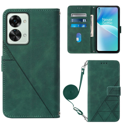 Crossbody 3D Embossed Flip Leather Phone Case, For OPPO Reno8, For OPPO Reno8 Pro, For OPPO Reno8 Pro+, For OnePlus Nord 2T