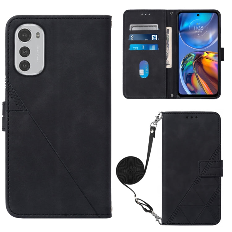 Crossbody 3D Embossed Flip Leather Phone Case, For Xiaomi Redmi Note 11T Pro, For Motorola Moto G52j 5G, For Xiaomi Poco M4 5G, For Motorola Moto E32