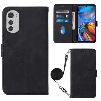 Crossbody 3D Embossed Flip Leather Phone Case, For Xiaomi Redmi Note 11T Pro, For Motorola Moto G52j 5G, For Xiaomi Poco M4 5G, For Motorola Moto E32