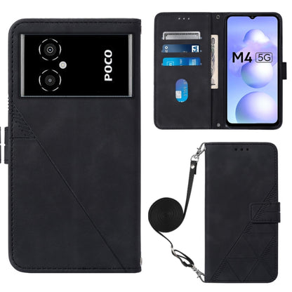 Crossbody 3D Embossed Flip Leather Phone Case, For Xiaomi Redmi Note 11T Pro, For Motorola Moto G52j 5G, For Xiaomi Poco M4 5G, For Motorola Moto E32