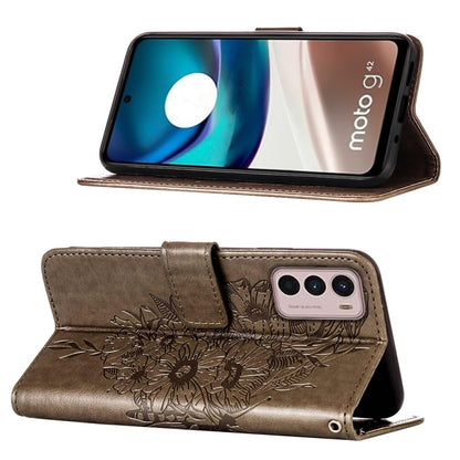 Embossed Butterfly Flip Leather Phone Case, For Motorola Moto G42, For Motorola Moto G52j 5G, For OPPO K10 Pro 5G