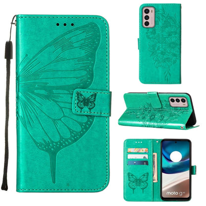 Embossed Butterfly Flip Leather Phone Case, For Motorola Moto G42, For Motorola Moto G52j 5G, For OPPO K10 Pro 5G