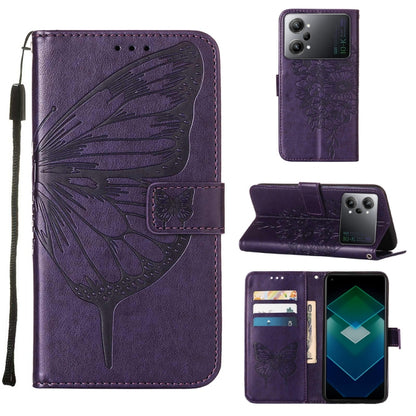 Embossed Butterfly Flip Leather Phone Case, For Motorola Moto G42, For Motorola Moto G52j 5G, For OPPO K10 Pro 5G