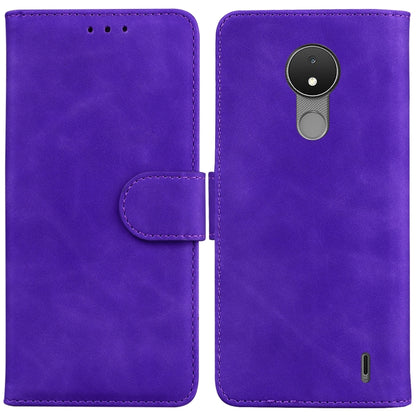 Skin Feel Pure Color Flip Leather Phone Case, For Nokia C21, For Nokia G11 Plus, For OPPO A57 2022 4G
