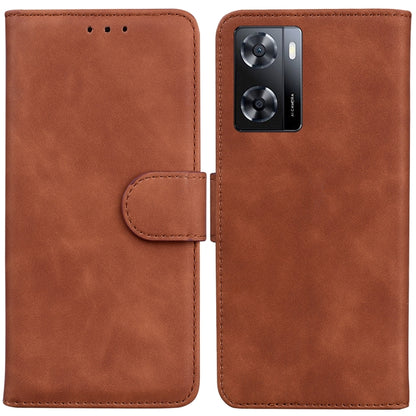 Skin Feel Pure Color Flip Leather Phone Case, For Nokia C21, For Nokia G11 Plus, For OPPO A57 2022 4G