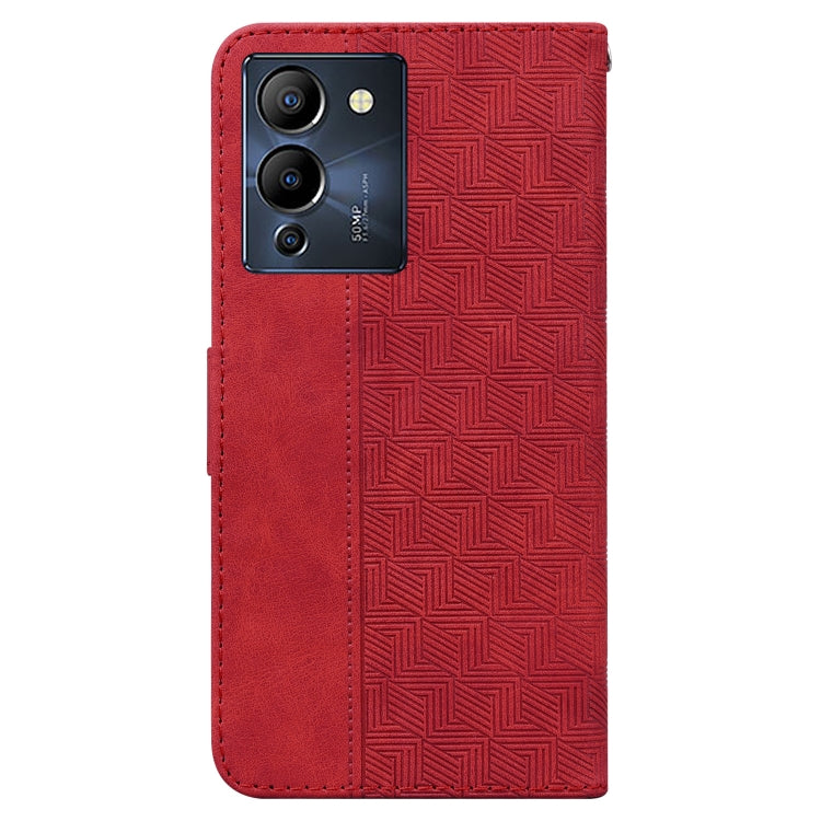 Geometric Embossed Leather Phone Case, For Infinix Note 12 G96/X670, For Tecno Camon 19, For Tecno Camon 19 Pro 5G, For Tecno Pova 3 LE7
