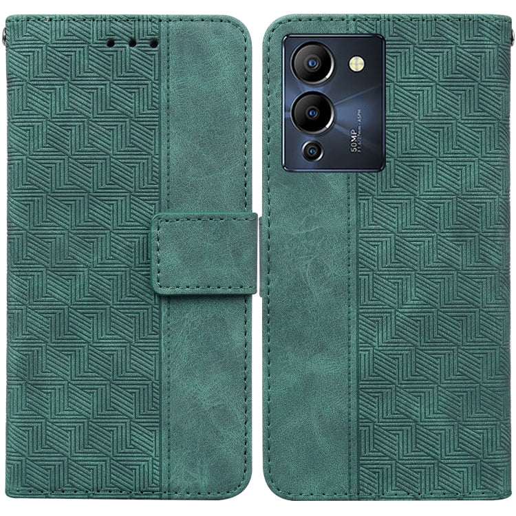 Geometric Embossed Leather Phone Case, For Infinix Note 12 G96/X670, For Tecno Camon 19, For Tecno Camon 19 Pro 5G, For Tecno Pova 3 LE7