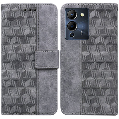 Geometric Embossed Leather Phone Case, For Infinix Note 12 G96/X670, For Tecno Camon 19, For Tecno Camon 19 Pro 5G, For Tecno Pova 3 LE7