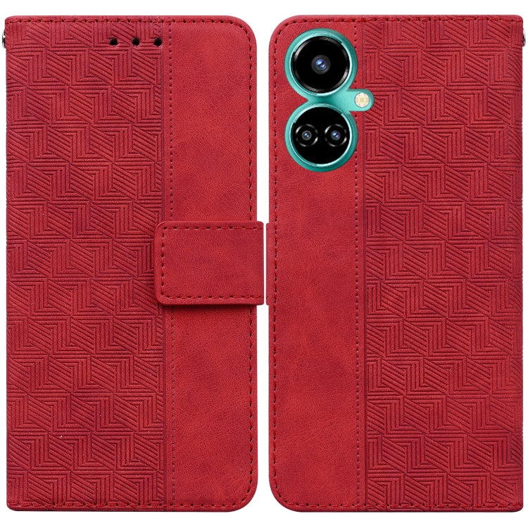 Geometric Embossed Leather Phone Case, For Infinix Note 12 G96/X670, For Tecno Camon 19, For Tecno Camon 19 Pro 5G, For Tecno Pova 3 LE7