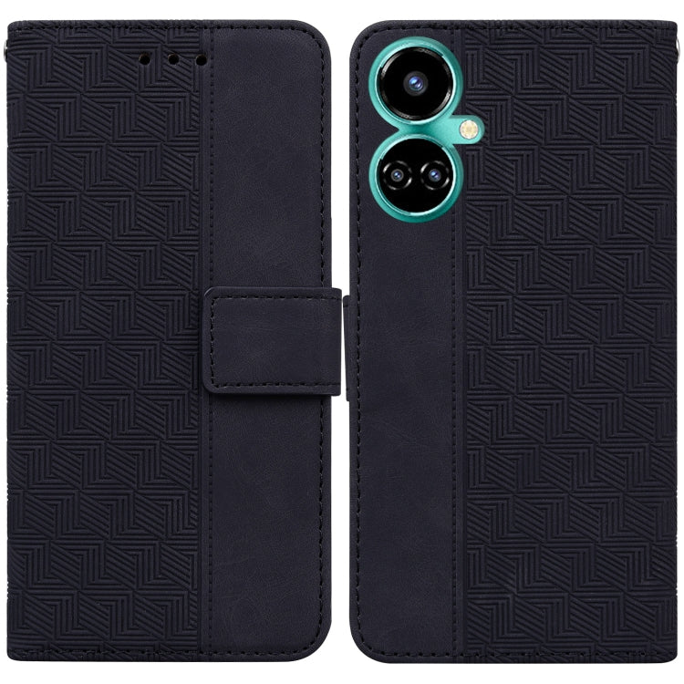 Geometric Embossed Leather Phone Case, For Infinix Note 12 G96/X670, For Tecno Camon 19, For Tecno Camon 19 Pro 5G, For Tecno Pova 3 LE7