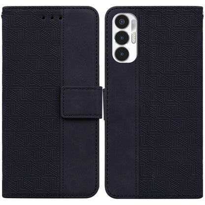 Geometric Embossed Leather Phone Case, For Infinix Note 12 G96/X670, For Tecno Camon 19, For Tecno Camon 19 Pro 5G, For Tecno Pova 3 LE7