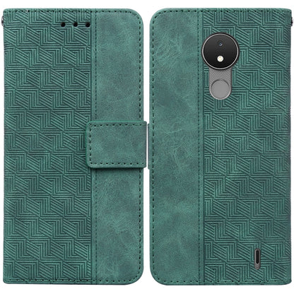 Geometric Embossed Leather Phone Case, For Nokia C2 2nd Edition, For Nokia C21, For Nokia G11 Plus