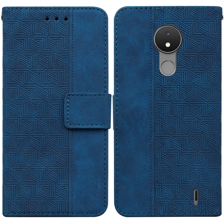 Geometric Embossed Leather Phone Case, For Nokia C2 2nd Edition, For Nokia C21, For Nokia G11 Plus