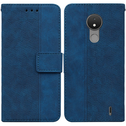 Geometric Embossed Leather Phone Case, For Nokia C2 2nd Edition, For Nokia C21, For Nokia G11 Plus