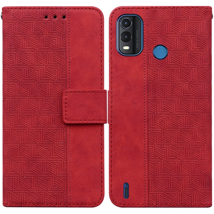 Geometric Embossed Leather Phone Case, For Nokia C2 2nd Edition, For Nokia C21, For Nokia G11 Plus