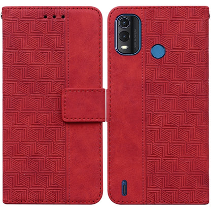 Geometric Embossed Leather Phone Case, For Nokia C2 2nd Edition, For Nokia C21, For Nokia G11 Plus
