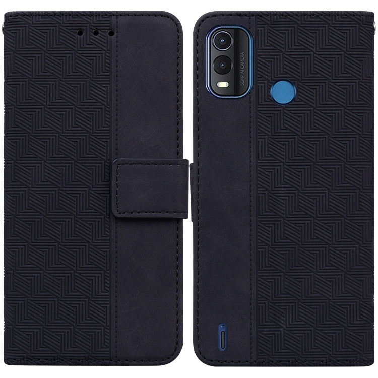 Geometric Embossed Leather Phone Case, For Nokia C2 2nd Edition, For Nokia C21, For Nokia G11 Plus