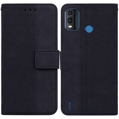 Geometric Embossed Leather Phone Case, For Nokia C2 2nd Edition, For Nokia C21, For Nokia G11 Plus