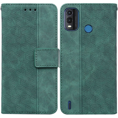 Geometric Embossed Leather Phone Case, For Nokia C2 2nd Edition, For Nokia C21, For Nokia G11 Plus