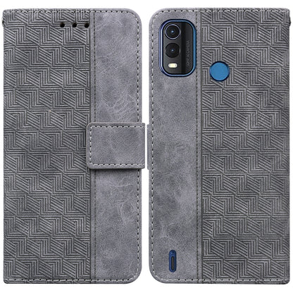Geometric Embossed Leather Phone Case, For Nokia C2 2nd Edition, For Nokia C21, For Nokia G11 Plus