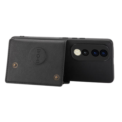Double Buckle Card Slots Magnetic Phone Case, For Honor 70 Pro, For Samsung Galaxy A03 Core