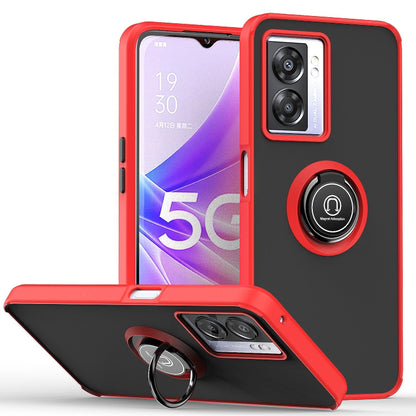 Q Shadow 1 Series TPU + PC Phone Case with Ring Holder, For OPPO A57 5G, For OPPO A74 4G, For OPPO Reno8 Pro+